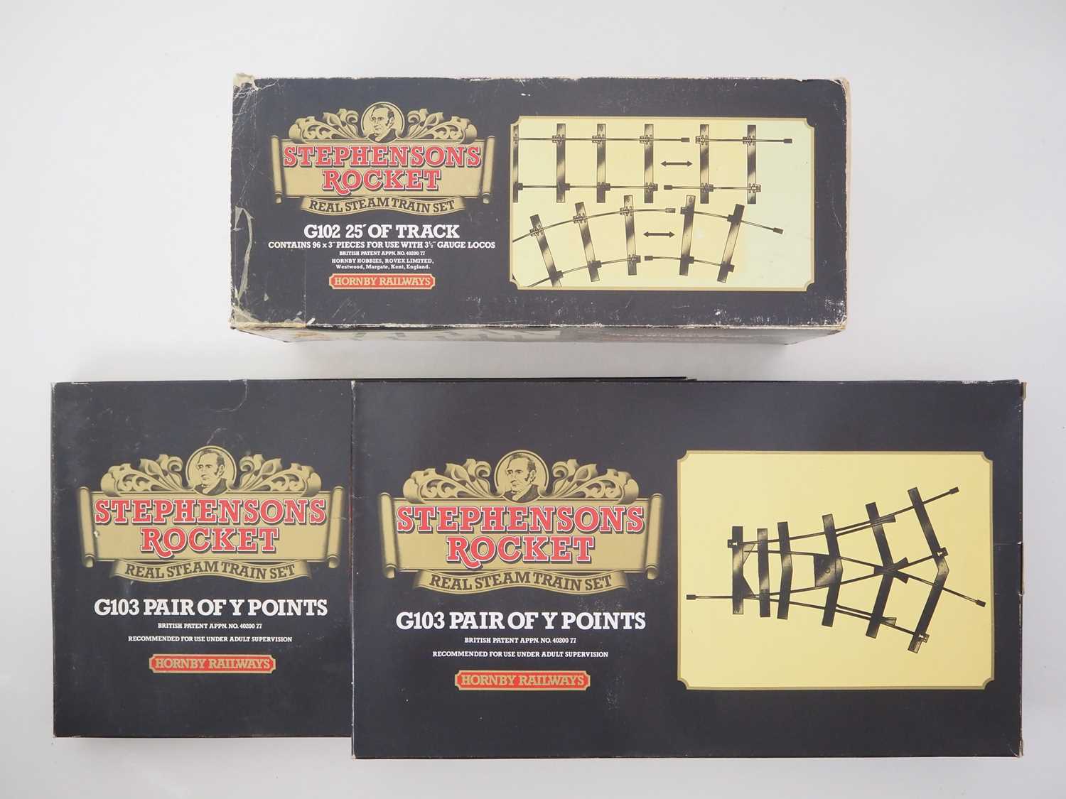 Lot 547 - A group of HORNBY 3.5 inch scale track packs...