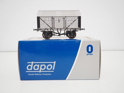 Lot 549 - A DAPOL O gauge 7F-017-001 lime wagon in H. Le...