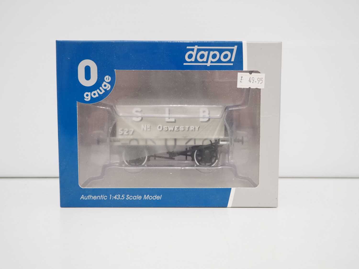 Lot 550 - A DAPOL O gauge 7F-017-003 lime wagon in SLB...