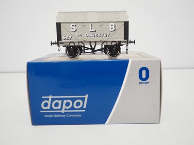 Lot 550 - A DAPOL O gauge 7F-017-003 lime wagon in SLB...