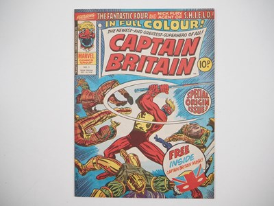 Lot 16 - CAPTAIN BRITAIN #1 - (1976 - BRITISH MARVEL) -...