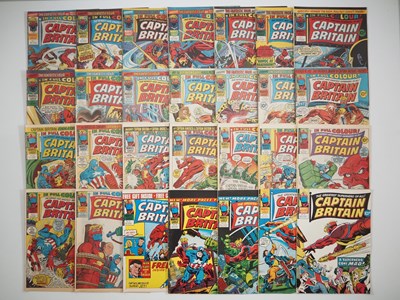Lot 22 - CAPTAIN BRITAIN #1 to 26, 38, 39 (28 in Lot) -...