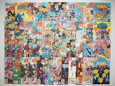 Lot 40 - NEW TEEN TITANS #1 to 40 + ANNUALS #1 & 2 (45...