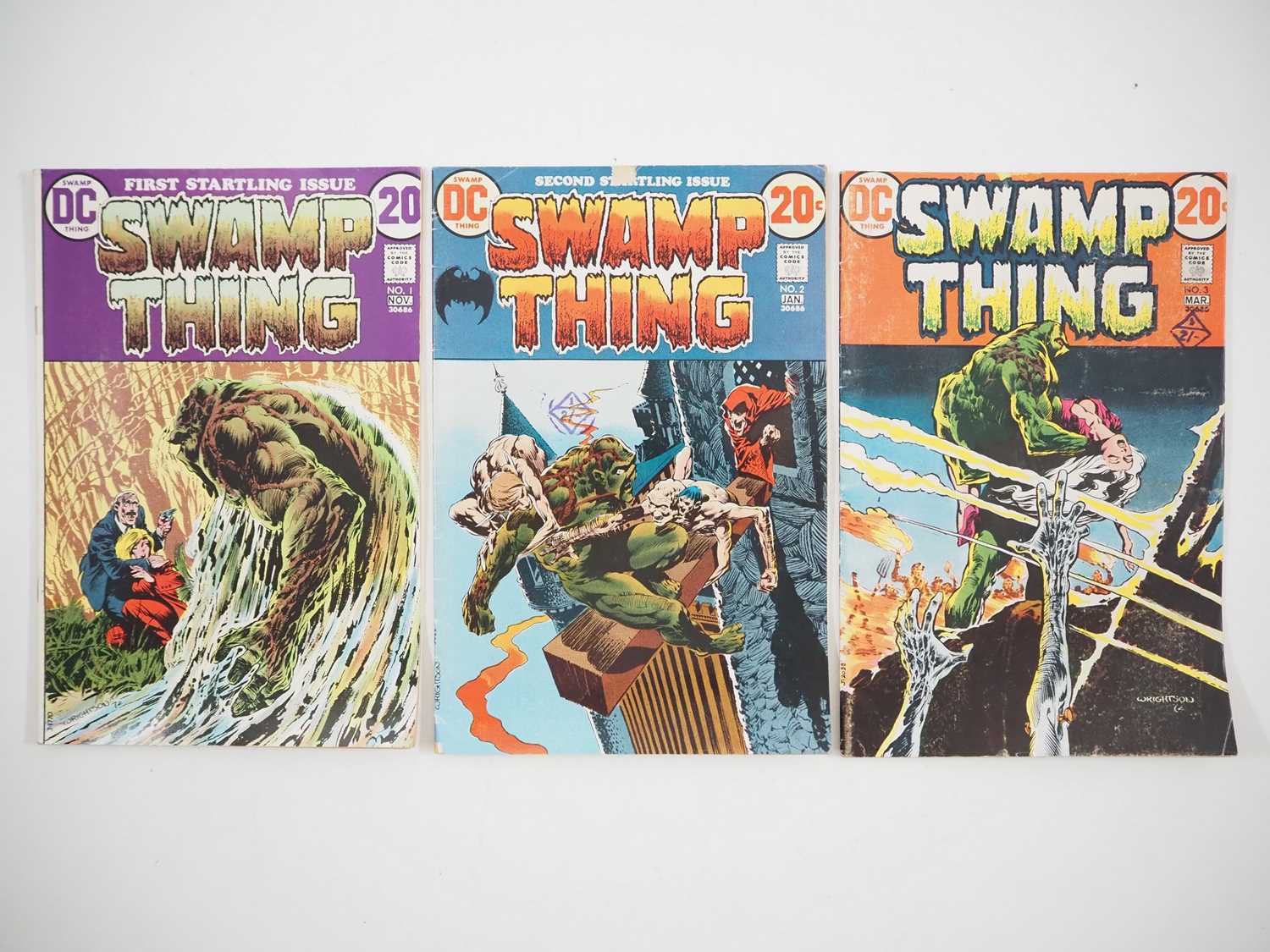 Lot 84 - SWAMP THING #1, 2, 3 (3 in Lot) - (1972/1973 -...