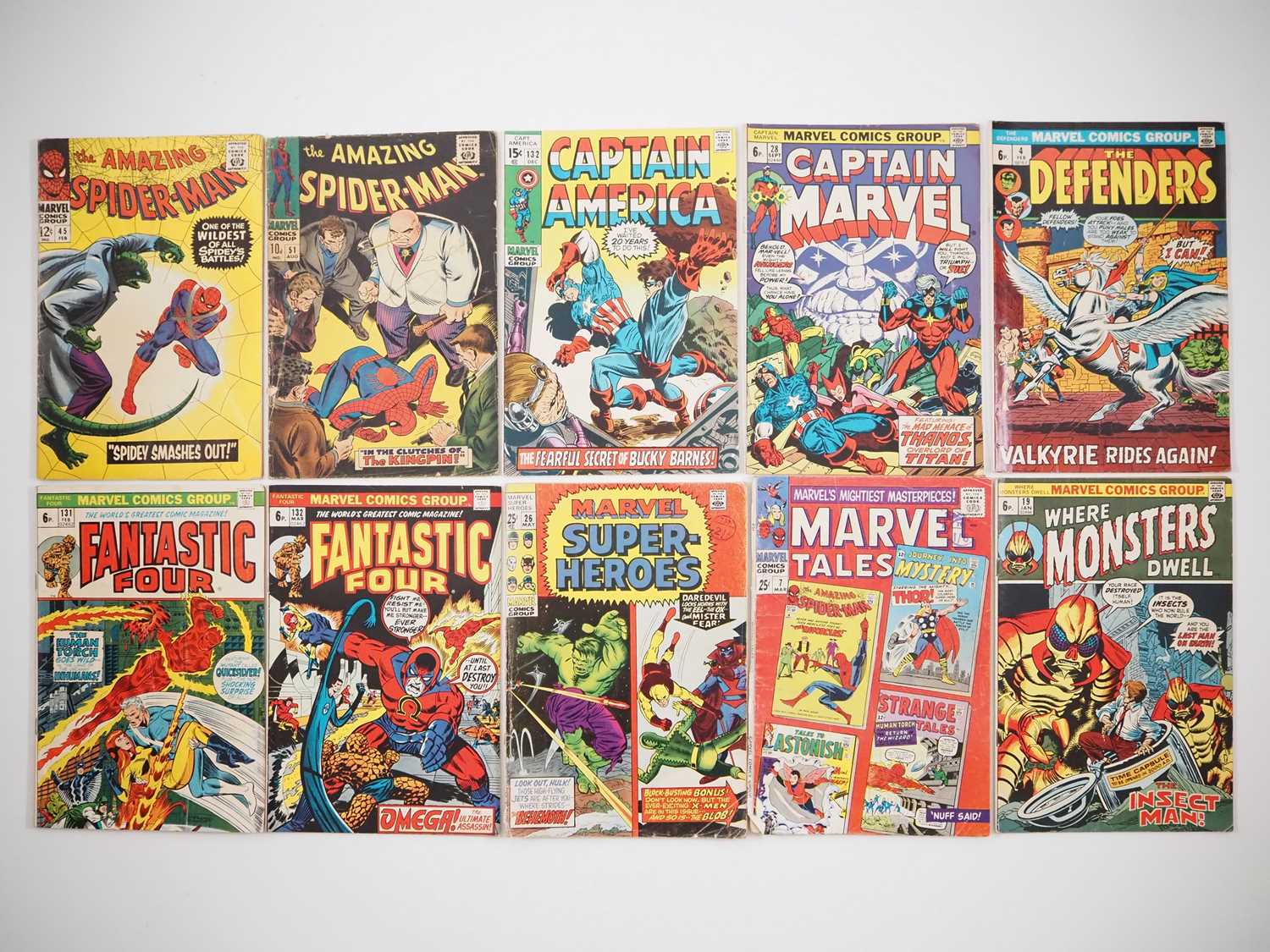 Lot 122 - MIXED MARVEL LOT (10 in Lot) - Includes...