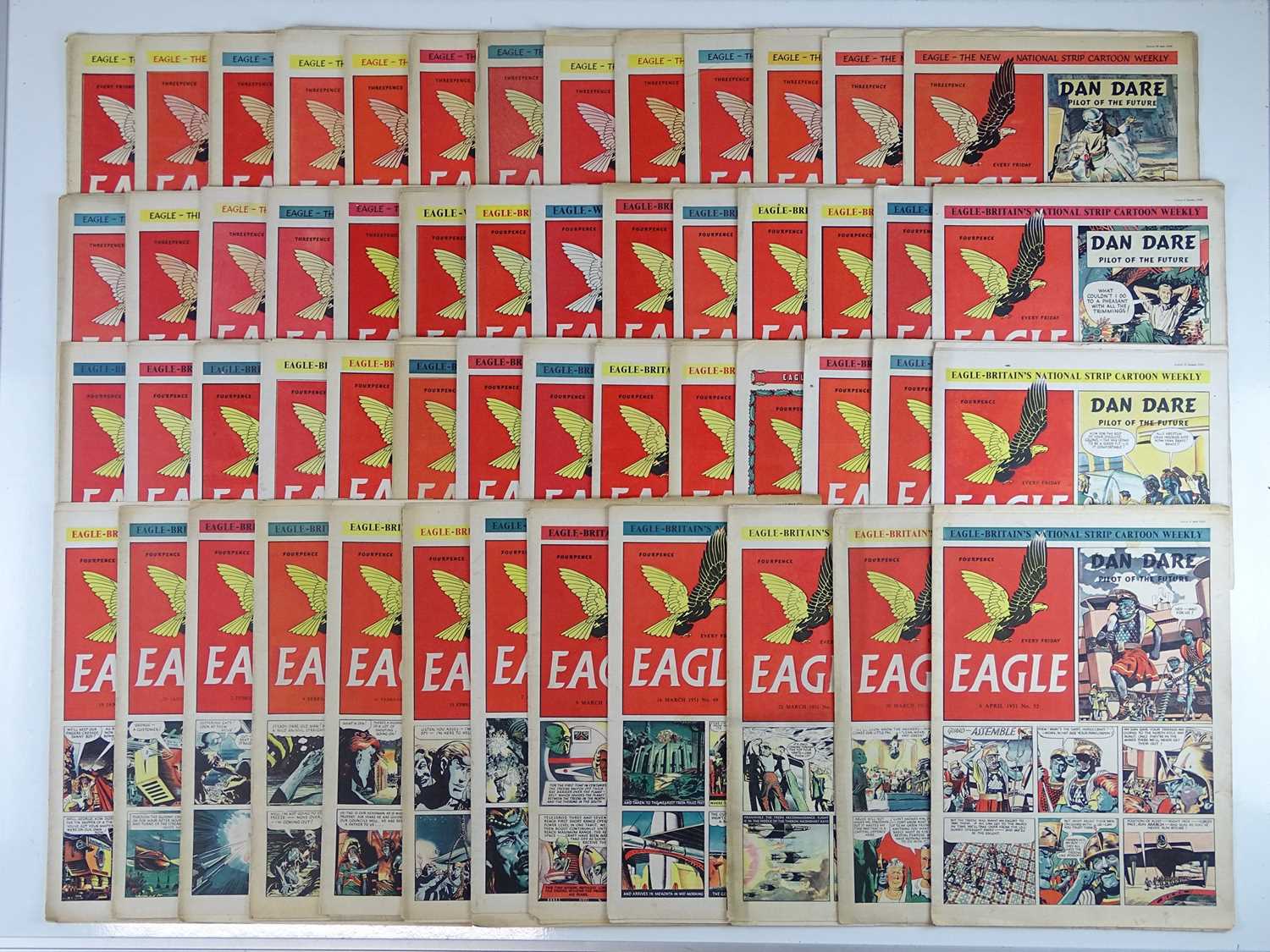 Lot 187 - EAGLE COMIC LOT (53 in Lot) - (1950 - Hulton...