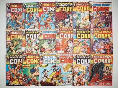 Lot 210 - SAVAGE SWORD OF CONAN #1 to 18 (18 in Lot) -...