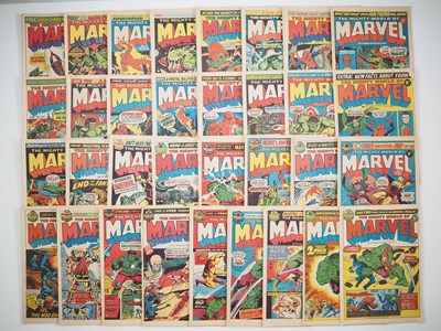 Lot 213 - MIGHTY WORLD OF MARVEL #1,2,4 to 34 (33 in...