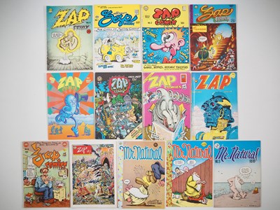 Lot 219 - ZAP COMIX 0, 1, 2, 3, 4, 5, 6, 7, 8, 10 + MR....