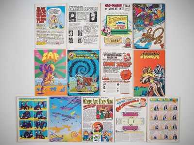 Lot 219 - ZAP COMIX 0, 1, 2, 3, 4, 5, 6, 7, 8, 10 + MR....