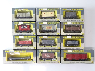 Lot 650 - A group of WRENN OO Gauge mixed wagons as...