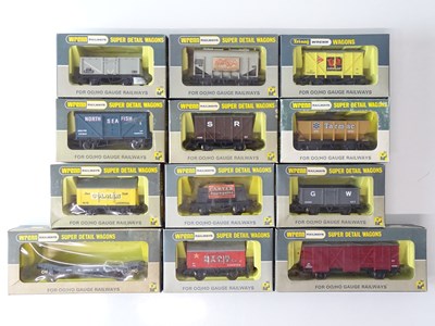 Lot 651 - A group of WRENN OO Gauge mixed wagons as...