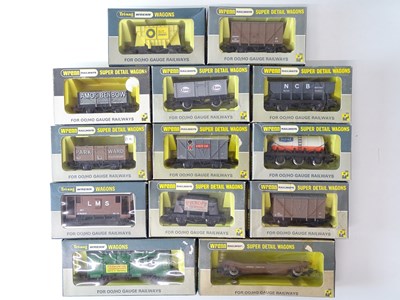 Lot 655 - A group of WRENN OO Gauge mixed wagons as...