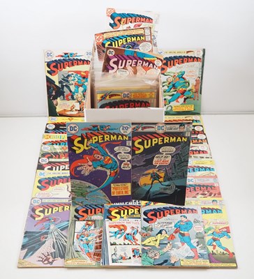 Lot 284 - SUPERMAN #274 - 420 + GIANT SUPERMAN ANNUAL 5,...