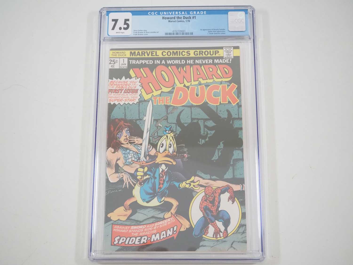 Lot 322 - HOWARD THE DUCK #1 (1976 - MARVEL) - GRADED...