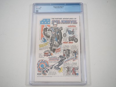 Lot 322 - HOWARD THE DUCK #1 (1976 - MARVEL) - GRADED...