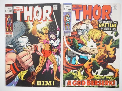 Lot 326 - THOR #165 & 166 - (2 in Lot) - (1969 - MARVEL -...