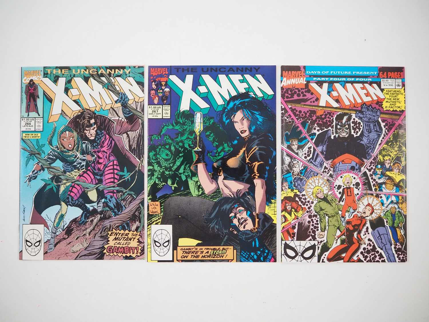 Lot 355 - UNCANNY X-MEN #266 & 267 + ANNUAL #14 (3 in...