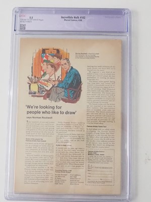 Lot 422 - INCREDIBLE HULK #102 (1968 - MARVEL) - GRADED...