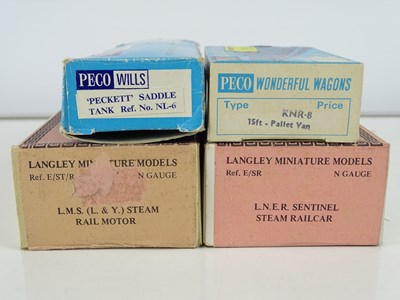 Lot 67 - A quantity of N Gauge white metal steam...