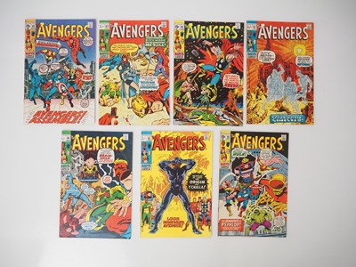 Lot 446 - AVENGERS #82, 83, 84, 85, 86, 87, 88 (7 in...