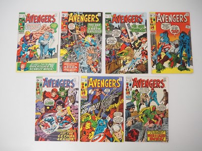 Lot 447 - AVENGERS #75, 76, 77, 78, 79, 80, 81 (7 in...