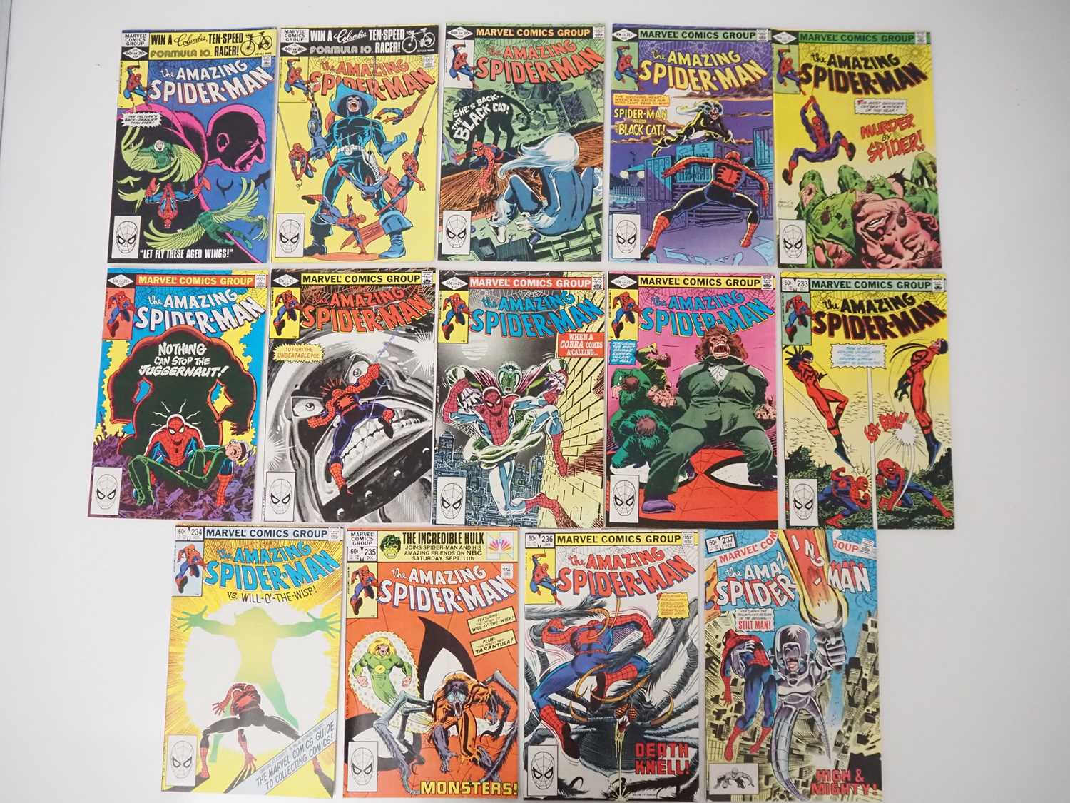 Lot 453 - AMAZING SPIDER-MAN #224, 225, 226, 227, 228,...