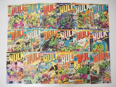 Lot 460 - INCREDIBLE HULK #183 to 200 (18 in Lot) -...