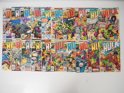 Lot 461 - INCREDIBLE HULK #201 to 220 (20 in Lot) -...