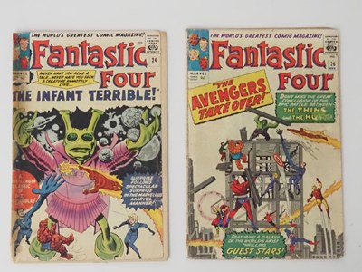 Lot 482 - FANTASTIC FOUR #24 & 26 (2 in Lot) - (1964 -...