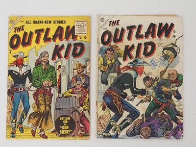 Lot 486 - THE OUTLAW KID #1 & 9 (2 in Lot) - (1954/1956 -...