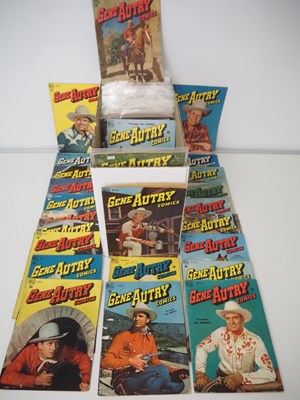 Lot 491 - GENE AUTRY COMICS #11-22, 24-30, 32-67, 69-95,...