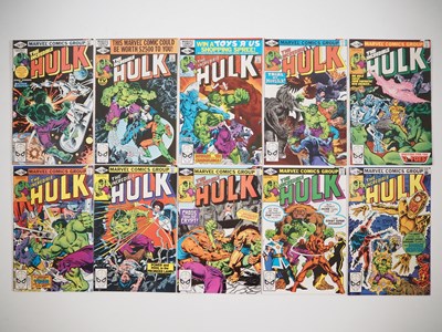 Lot 591 - INCREDIBLE HULK #250, 251, 252, 253, 254, 255,...