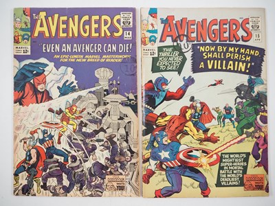 Lot 599 - AVENGERS #14 & 15 (2 in Lot) - (1965 - MARVEL)...