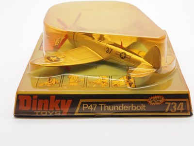 Lot 16 - A DINKY Toys No 734 Republic P47 Thunderbolt -...