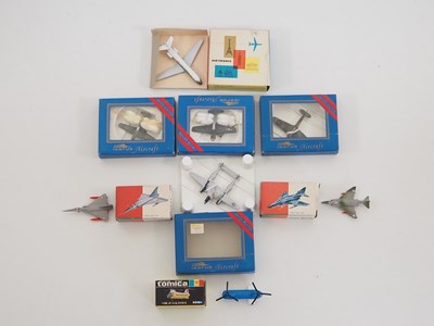 Lot 25 - A group of diecast aircraft by TOMICA, ICARUS,...