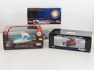 Lot 32 - A group of 1:24 and 1:18 scale diecast cars,...