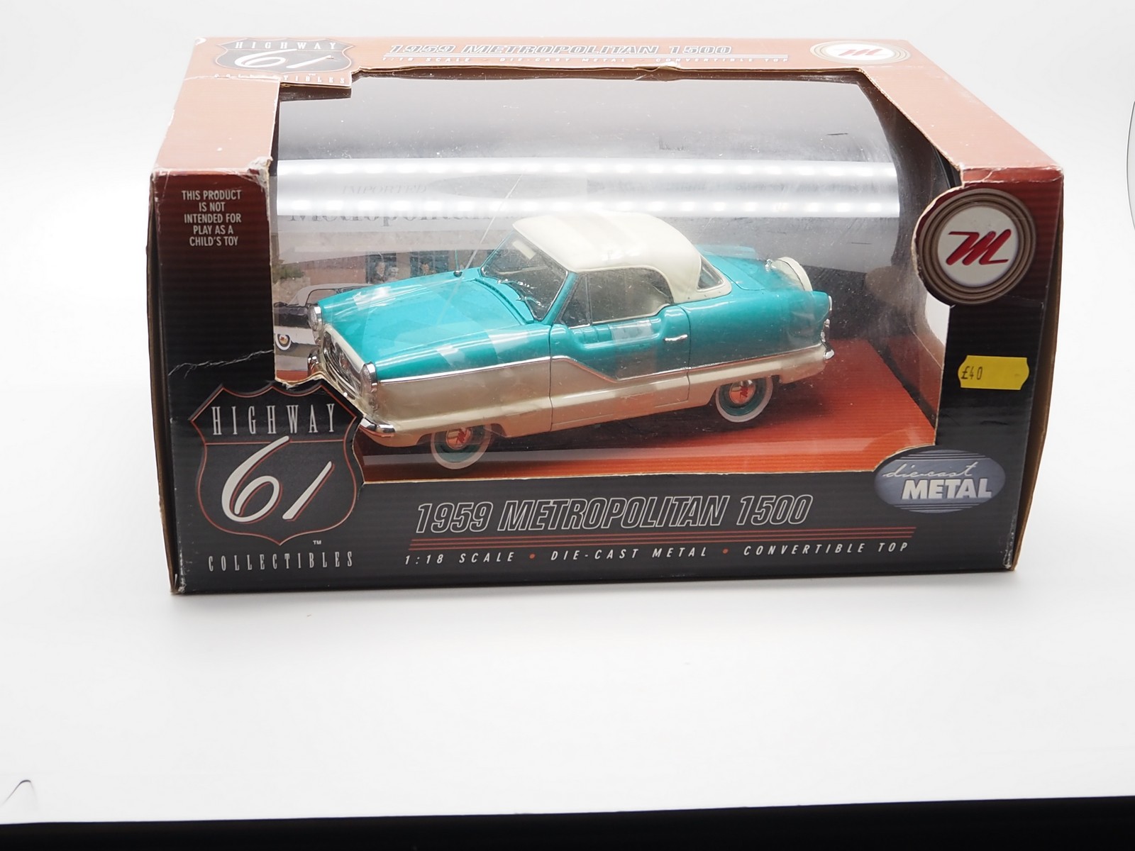 1959 METROPOLITAN 1500 1:18 high quality HIGHWAY 61