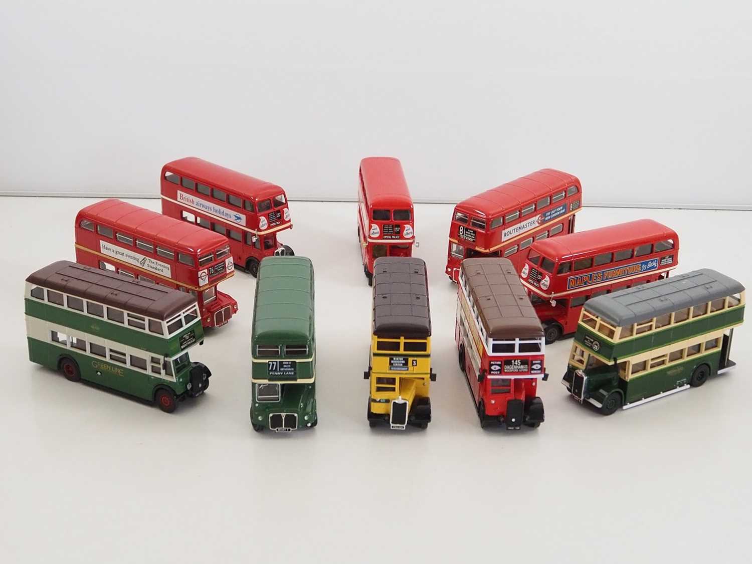 Lot 50 - A Group Of Unboxed 1:50 Scale Diecast Buses,