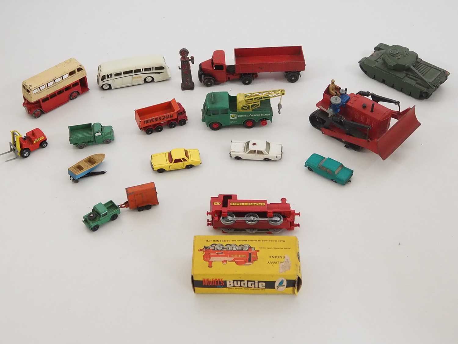 Lot 60 - A group of assorted playworn diecast to...