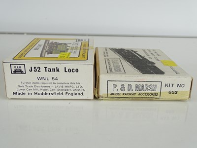 Lot 70 - A quantity of N Gauge white metal steam...