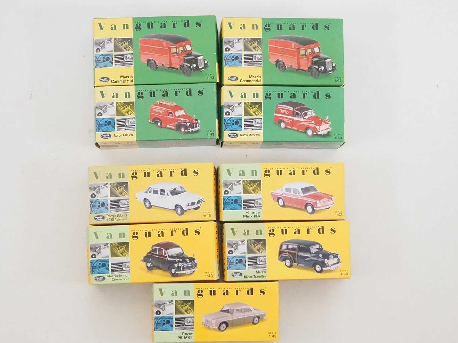 Lot 72 - A group of 1:43 scale diecast vans and cars by...