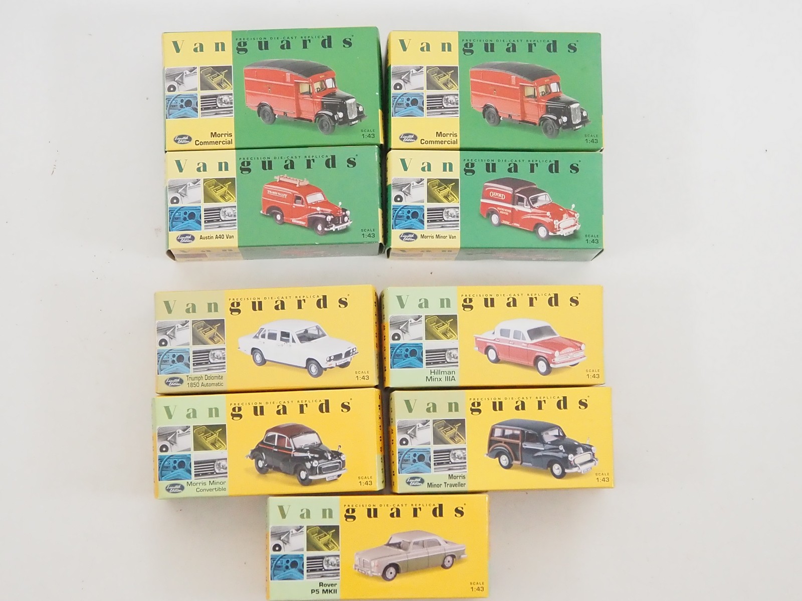 Lot 72 - A group of 1:43 scale diecast vans and cars