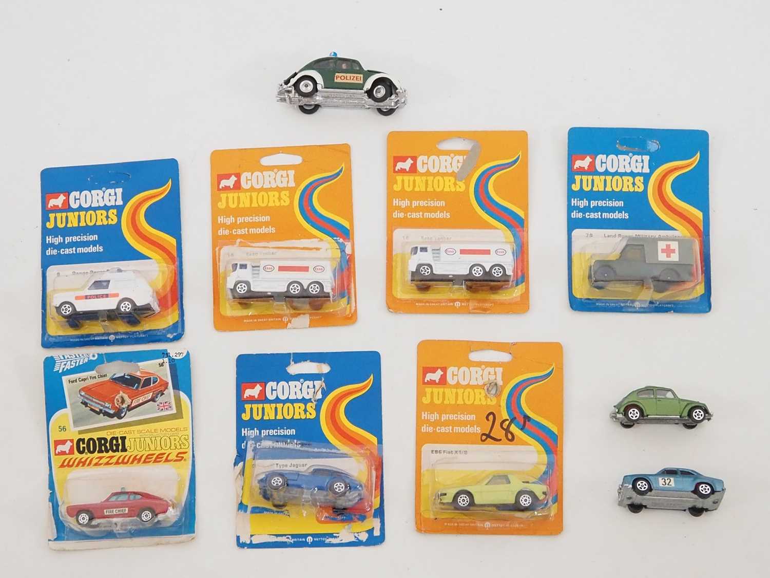 Lot 76 - A group of carded and loose CORGI and CORGI...