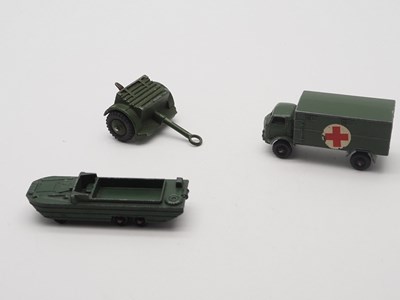 Lot 84 - A quantity of military diecast vehicles by...