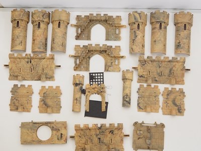 Lot 113 - A group of plastic mediaeval knights by TIMPO...