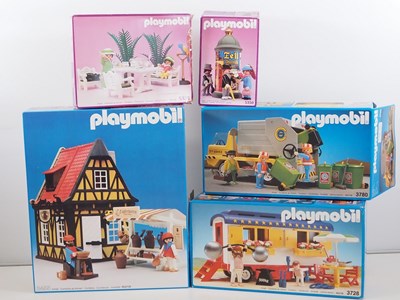 Lot 115 - A mixed group of PLAYMOBIL children's play...