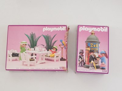 Lot 115 - A mixed group of PLAYMOBIL children's play...