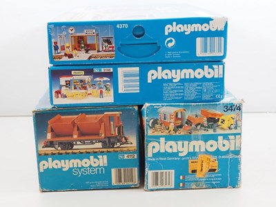 Lot 118 - A mixed group of PLAYMOBIL children's play...