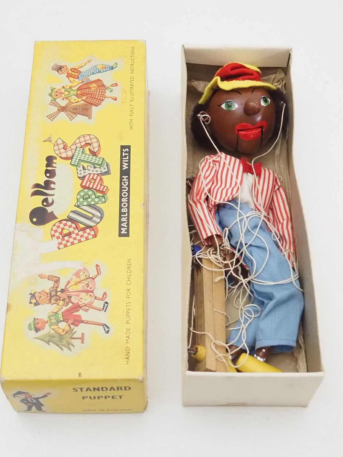 Lot 125 - A vintage PELHAM PUPPET SM Singing Minstrel...